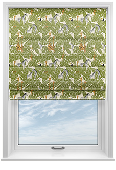 Wild Thing, Leaf - Roman Blind